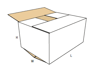 Single Wall Cardboard Boxes 394 x 295 x 185mm (Pack of 25)