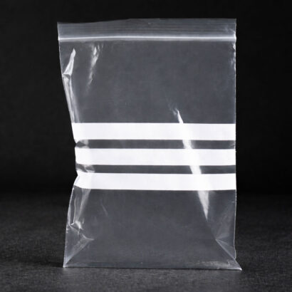 Clear Grip Seal Bags with Write-On Panel – Resealable, Moisture Resistant | 1000 Bags Per Case