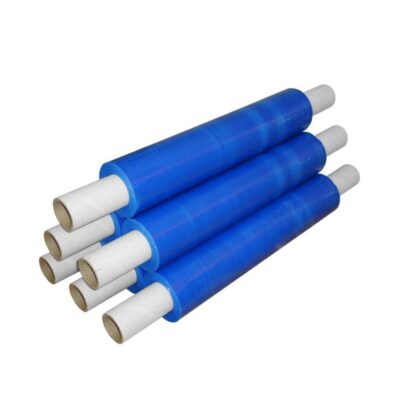Blue Pallet Wrap 390mm x 600m 6mu
