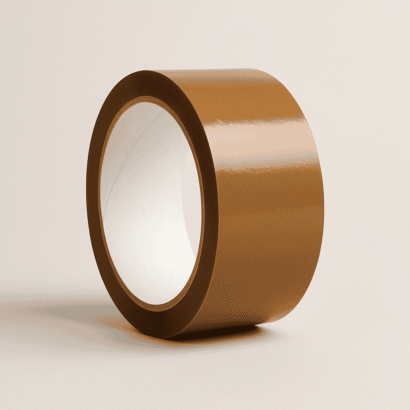 Hot Melt Brown Hand Tape 48mm x 66m (Pack of 6)