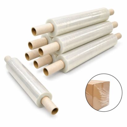 Clear Pallet Wrap 400mm x 300m 17mu (Box of 6)