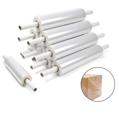 Clear Pallet Wrap 400mm x 300m 23mu (Box of 6)