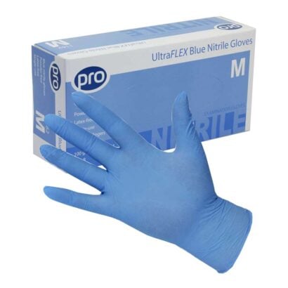 Blue Nitrile Gloves Medium