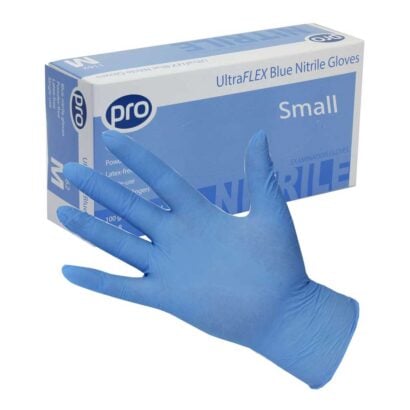 Blue Nitrile Gloves Small