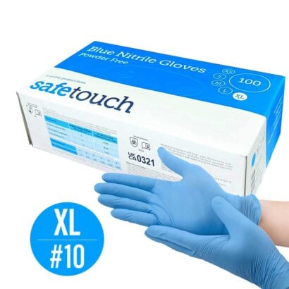 Blue Nitrile Gloves Extra Large